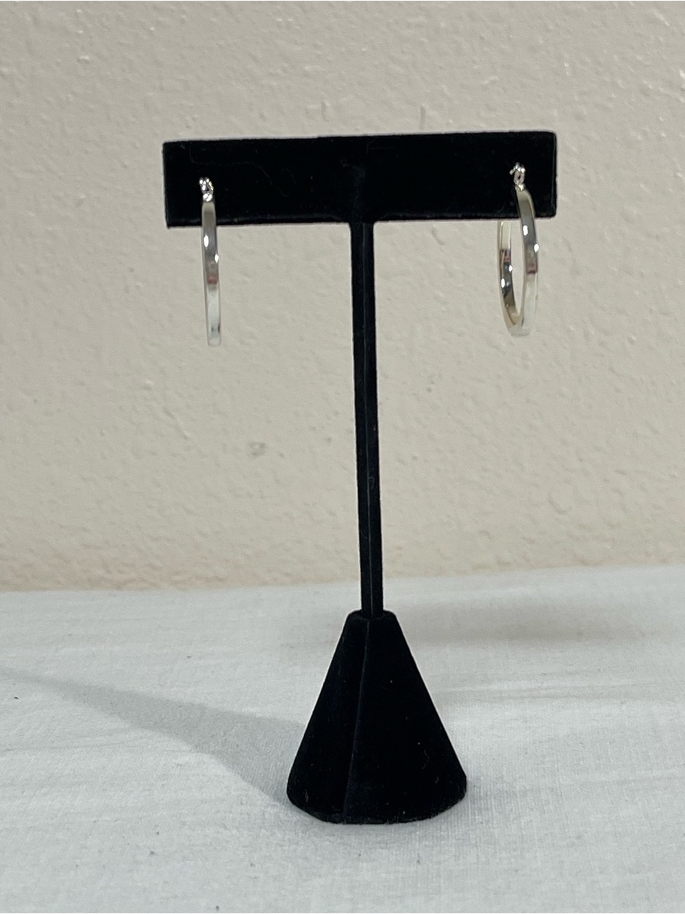 Napier Silver Polished Hoop Earrings
